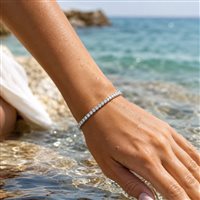 Bracciale Idee Preziose dal 1987 Donna in Acciaio Zircone IP.B316LB/1 - IP.B316LB/1